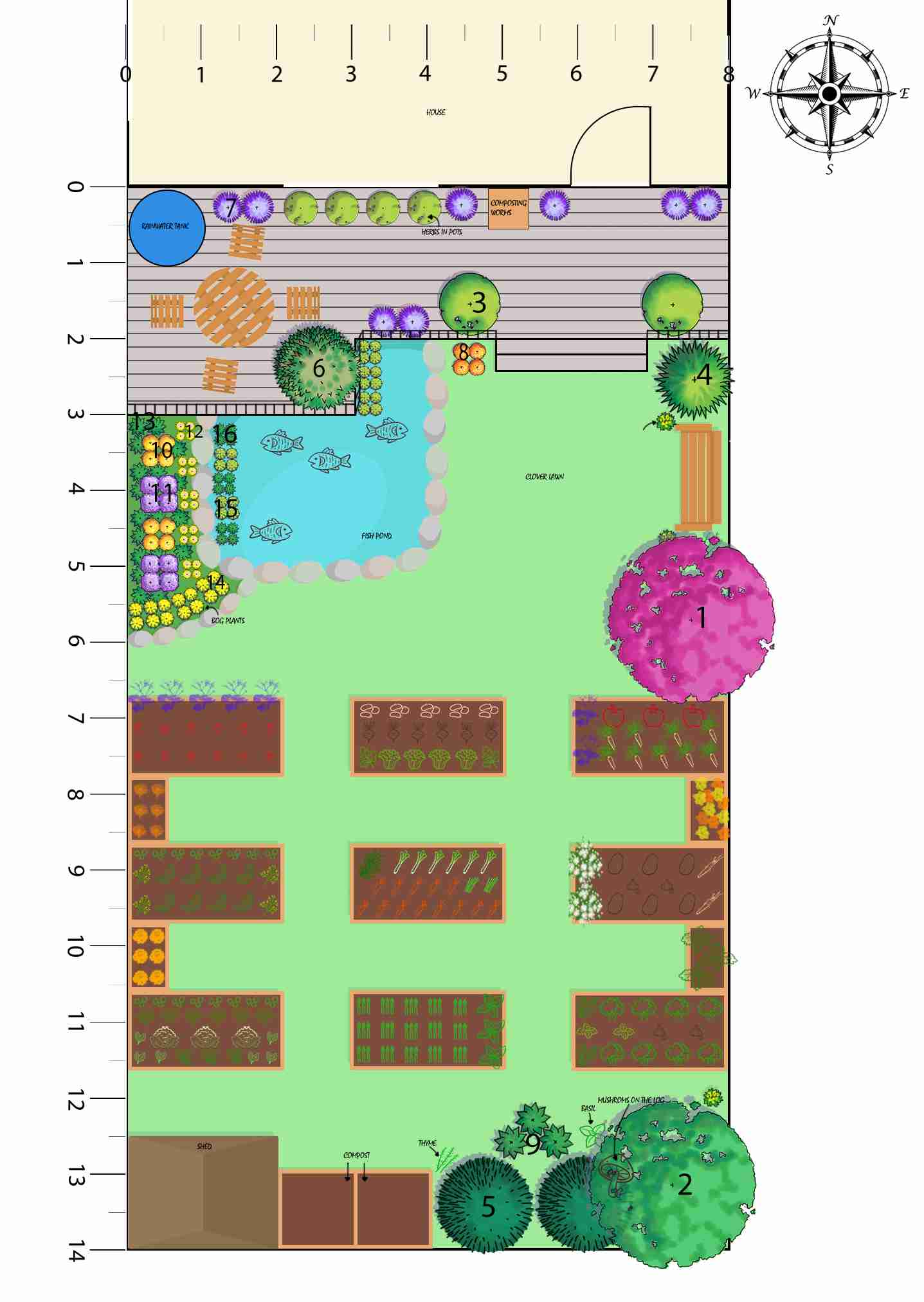 permaculture garden design in Cheshire UK